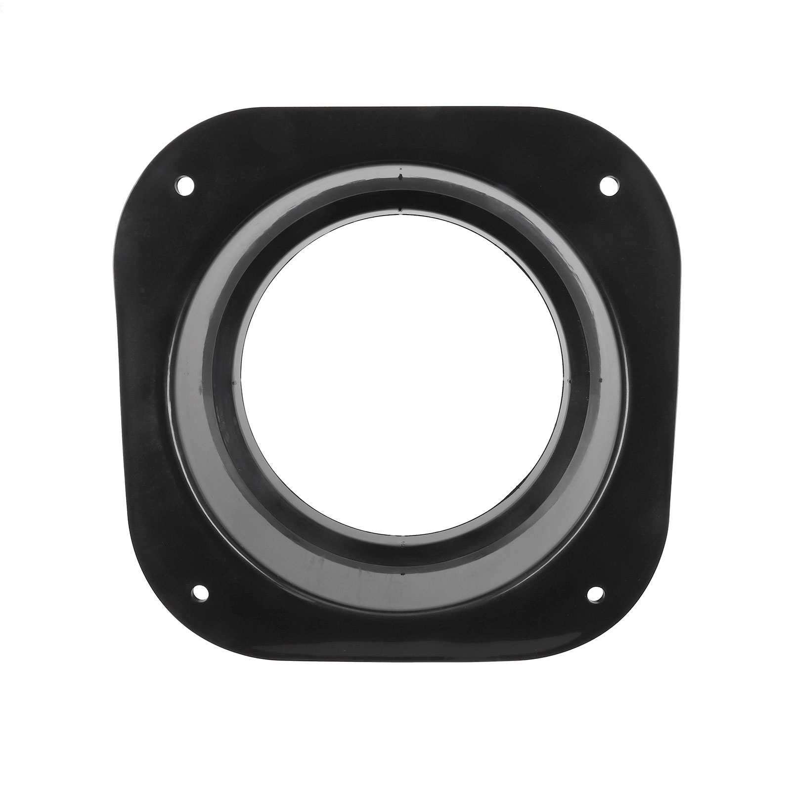 Vent Pipe Adapter Flange Connector Ventilation Pipe Air Ducting Connection Square To Round Flange Interface Exhaust Pipe Joint