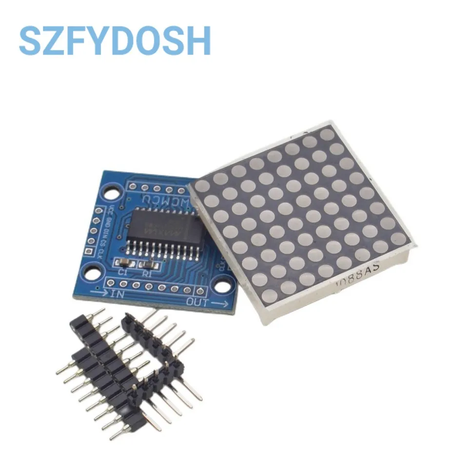 MAX7219 Dot Matrix Module Microcontroller Module Display Module Finished For Arduino
