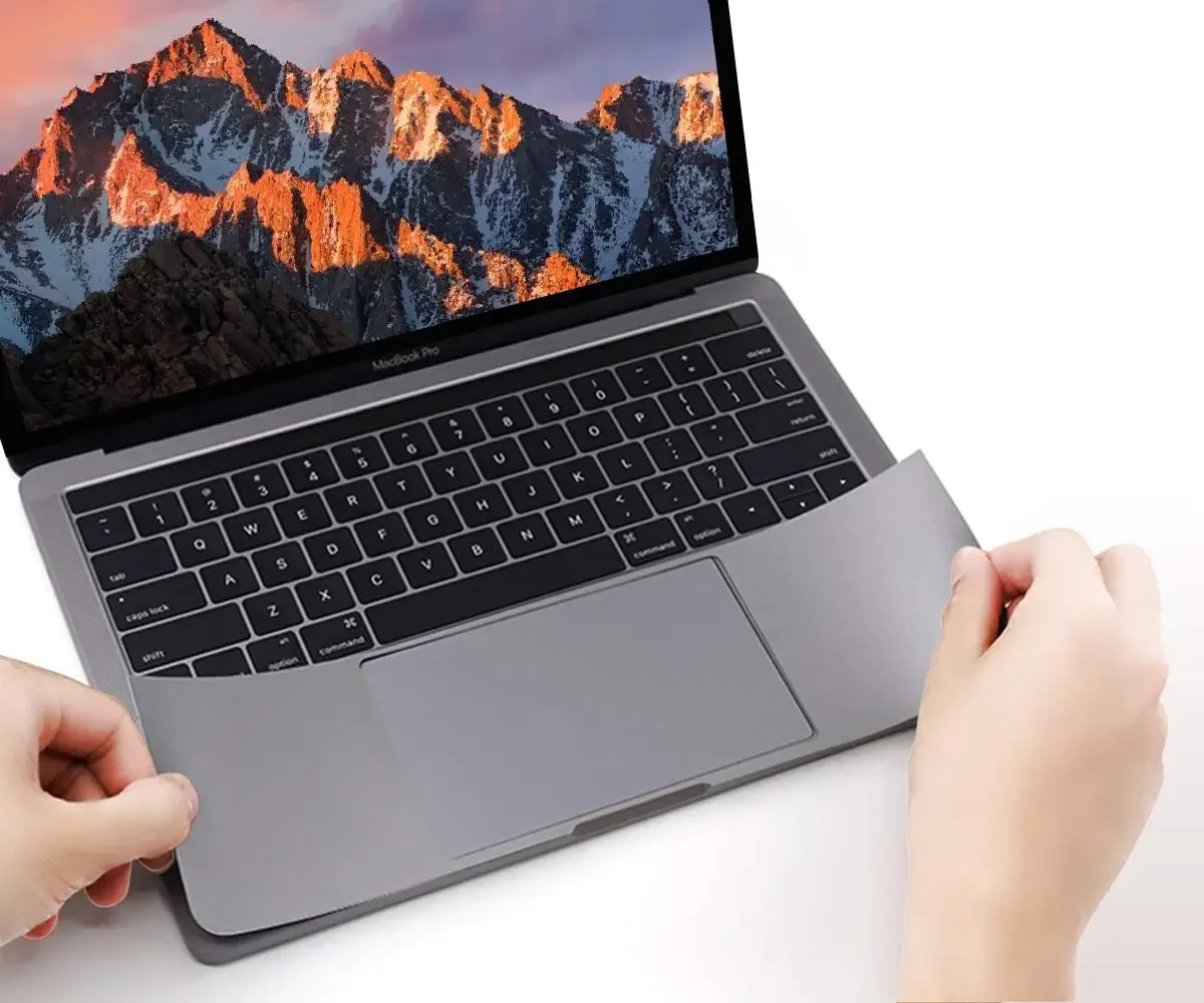 สําหรับ MacBook 2023 Air 15 A2941 13 M2 A2681 Pro 14 16 M3 สติกเกอร์ป้องกันฟิล์ม Palms Guard Rest + Trackpad/body ปกป้องผิว