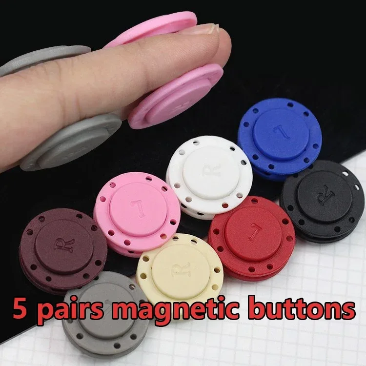 5 par Przycisk magnetyczny Mocne ubrania Ukryty żelazny sweter Magnetyczny płaszcz S Akcesoria do kardiganów
