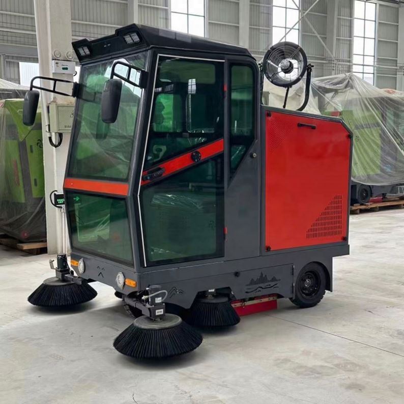 Commercial Sweeping Robot Road Dirt And Dust Snow Cleaning Washing Machine Wholesale