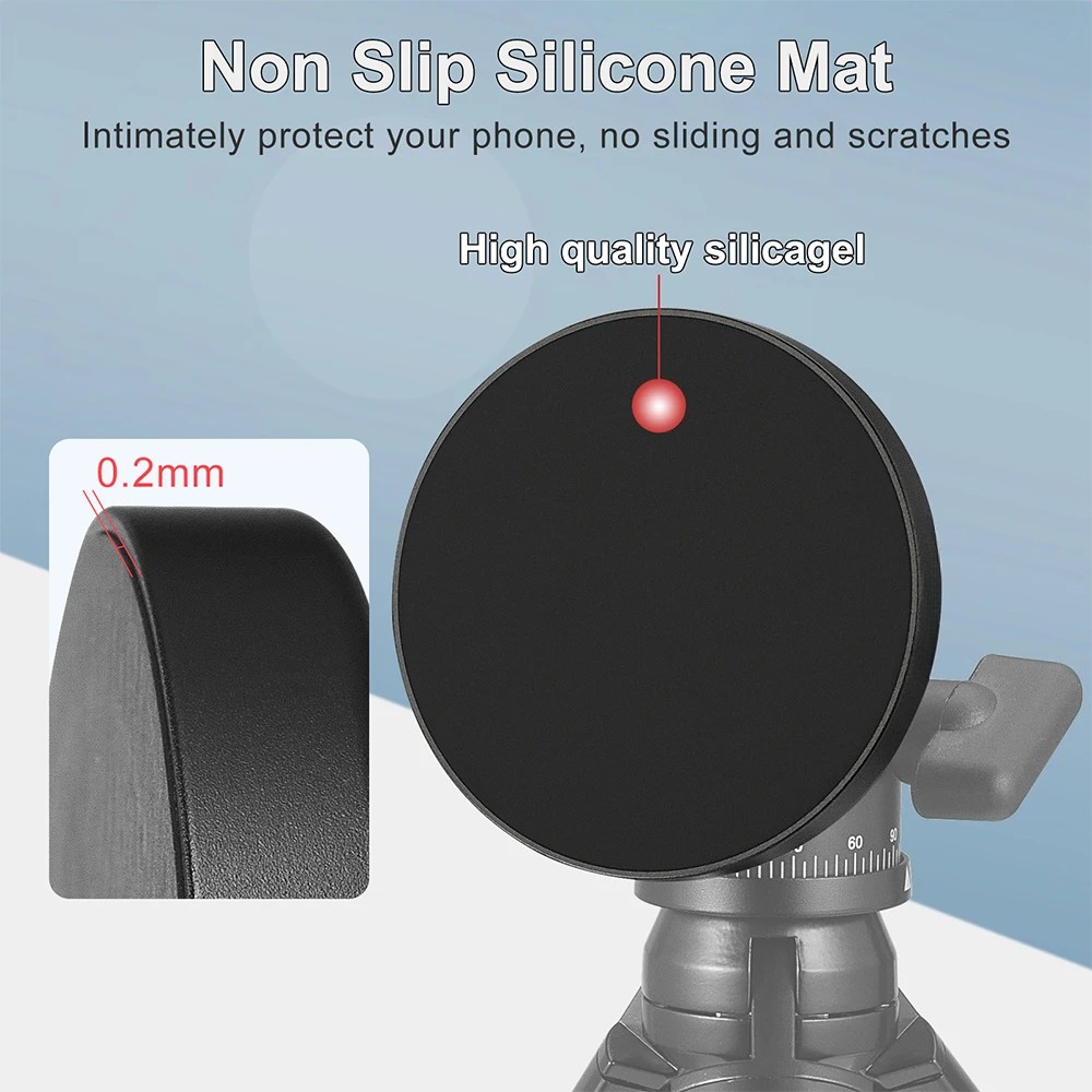 Support de téléphone pour Magsafe vers 1/4 ''et 3/8'' Arri trous, adaptateur de montage sur trépied pour iPhone Samsung Huawei Xiaomi Smartphone