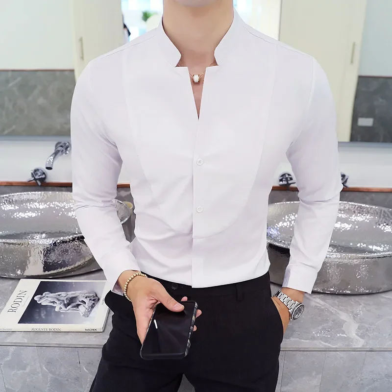 Áo Cardigan Nữ Dài Tay Chất Lượng Cao Cổ Áo Đứng Giày Lười Màu Thời Trang Mùa Hè Quần Áo Nam Sơ Mi Quá Khổ Kích Thước 5XL