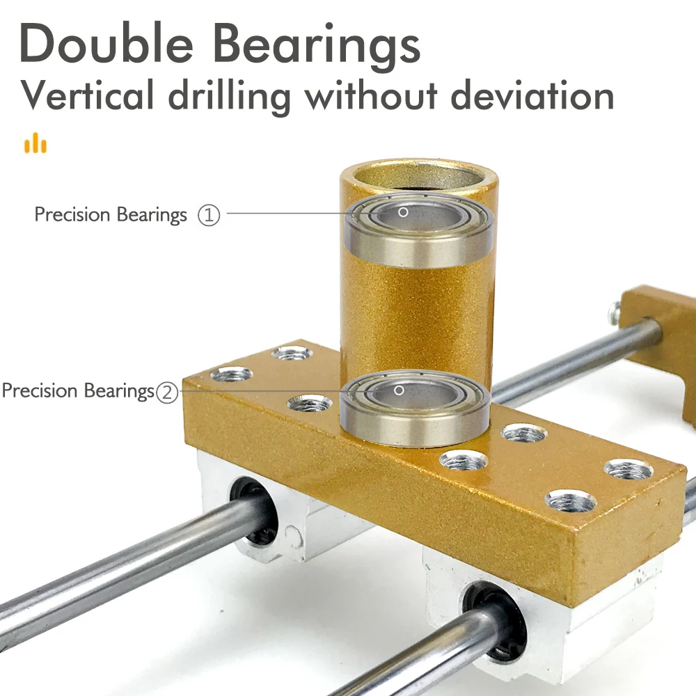 Wooden Door Lock Hole Opener Kit Lock Mortiser Slotter Jig Key Hole Drilling Guide Installation Lock Hole Locator