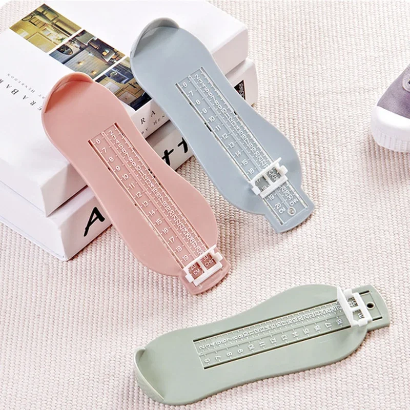1pcs 아기 발 눈금자 어린이 발 길이 측정 장치 어린이 신발 계산기 어린이 유아 신발 피팅 게이지 도구