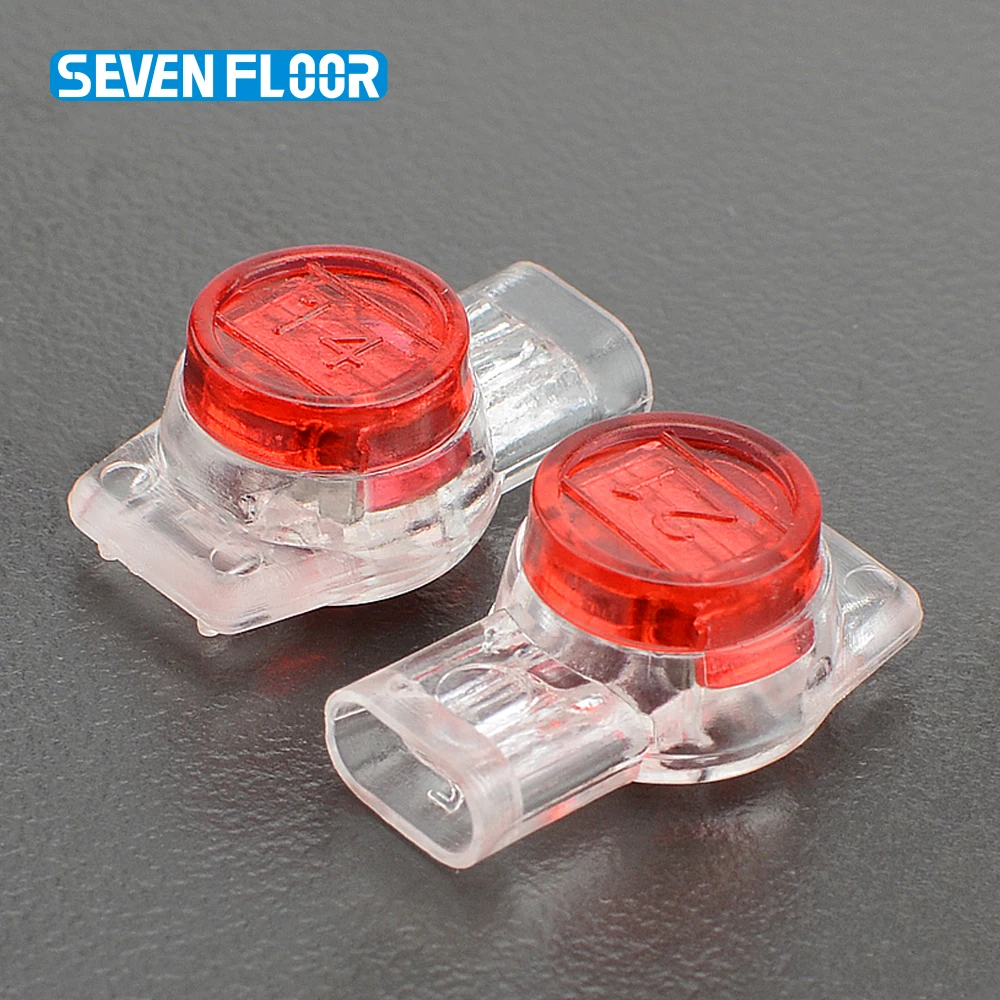 100PCS UY1 UY2 UY  Connector Wire Splice K1 K2 K3Connector RJ45 Wiring Ethernet Telephone Cable Cord UY1 Network Cable Terminal
