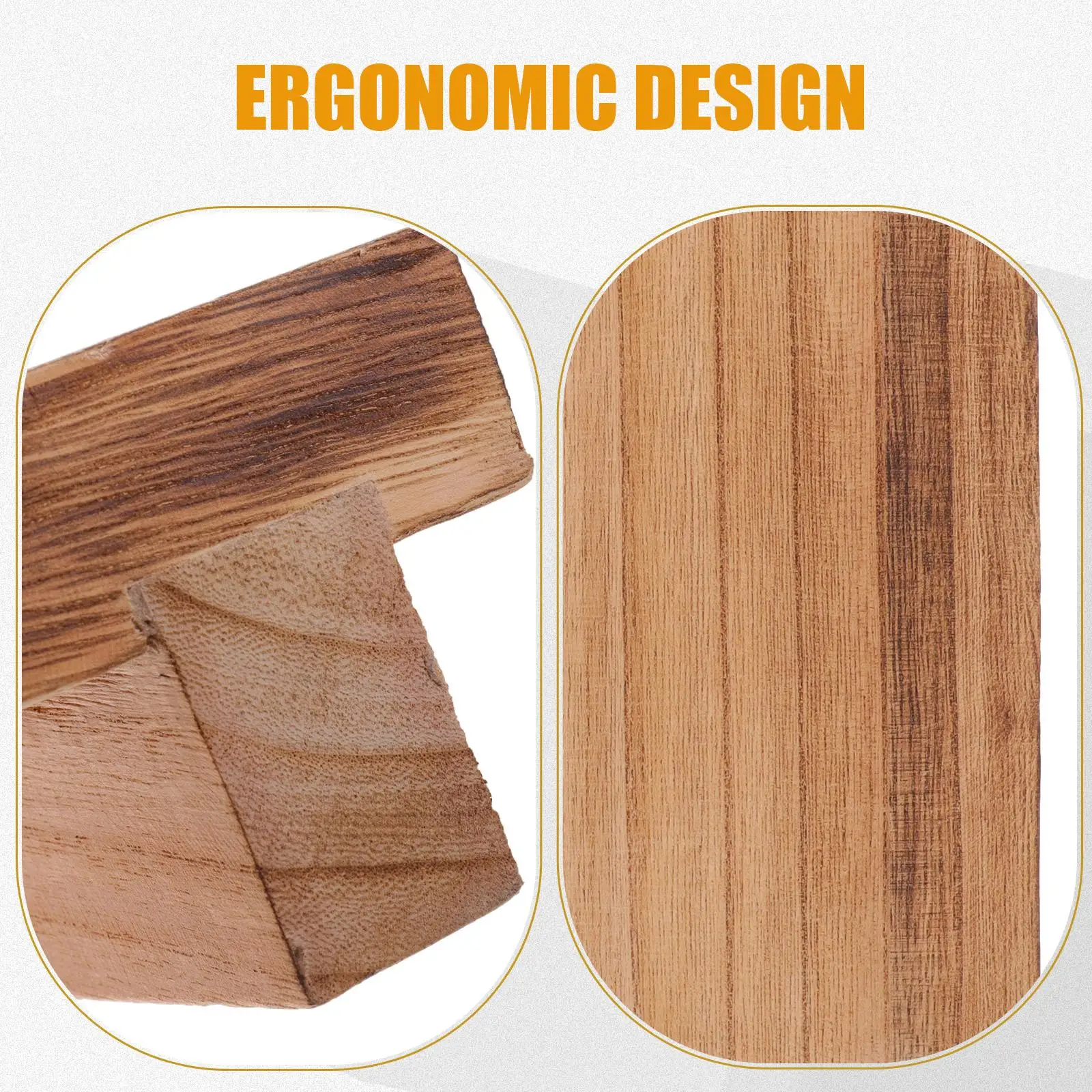 Leichter Tritthocker aus Holz für ergonomische Fußstütze, faltbarer kleiner Fußhocker, Schreibtisch, Badezimmer, Kinderbüro, Kinderhocker