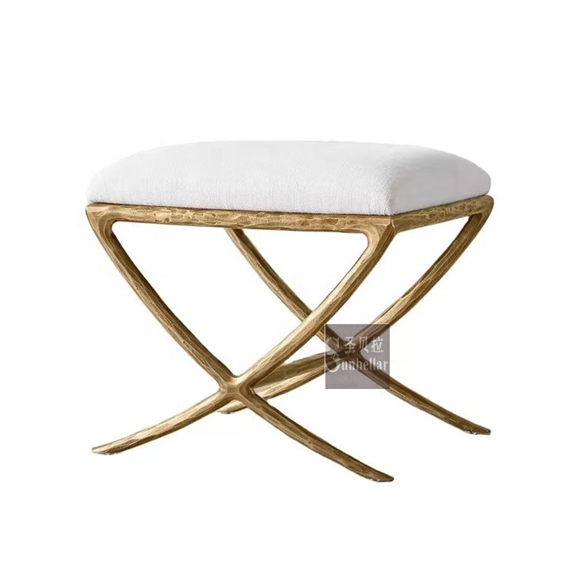 new design metal iron forged small coffee table round marble top  living room coffee & side table luxury high quality end table
