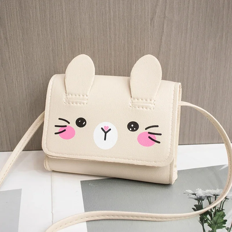 Kinderzubehör Kleine Umhängetasche Niedliches Kaninchen BabyGirls Kleine Umhängetaschen Cartoon Kinder Jungen Mini Geldbörse Handtaschen