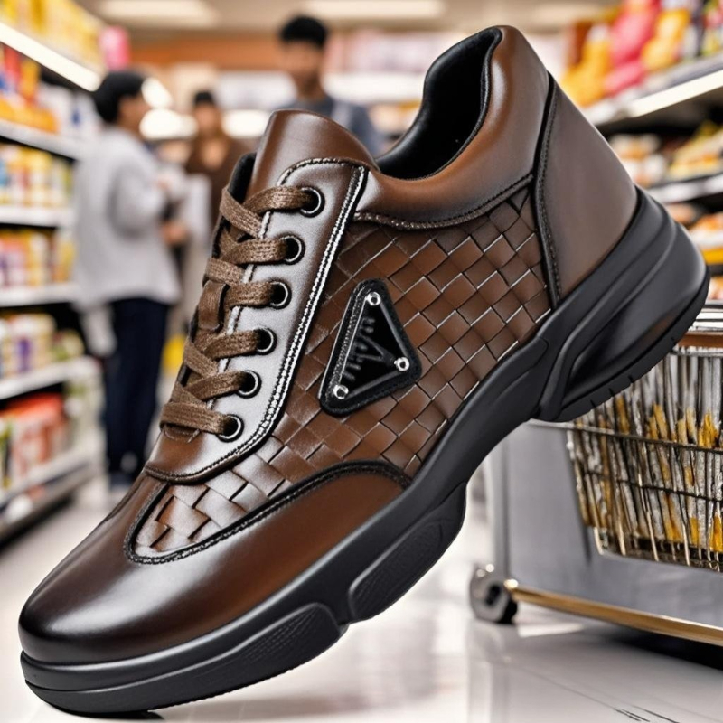 Мужская обувь, оригинальные повседневные кожаные мужские тренировочные износостойкие кроссовки, уличная мужская треккинговая обувь, дышащая обувь на шнуровке