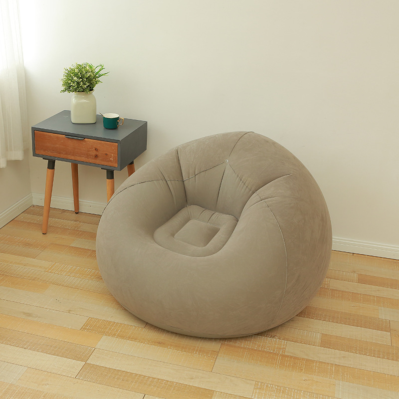 Sillas inflables con bolsa de frijoles para acampar, sofá inflable para perezosos, sillas inflables, silla inflable portátil plegable para sala de estar