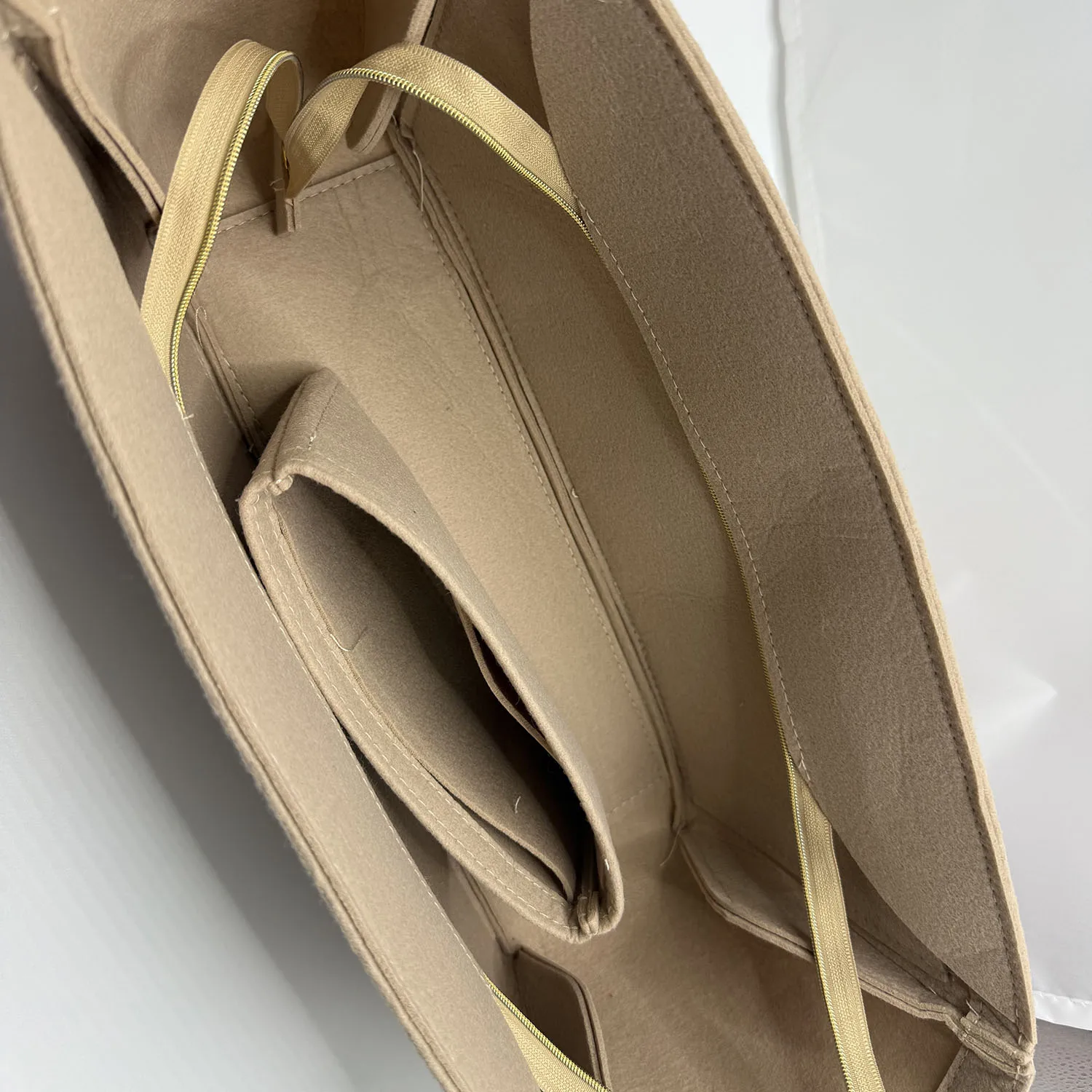 Lining Storage Pouch And Organization Inner Liner Purse Fit Polene Cyme Tote , Insert Organizer For Cyme Tote Bag