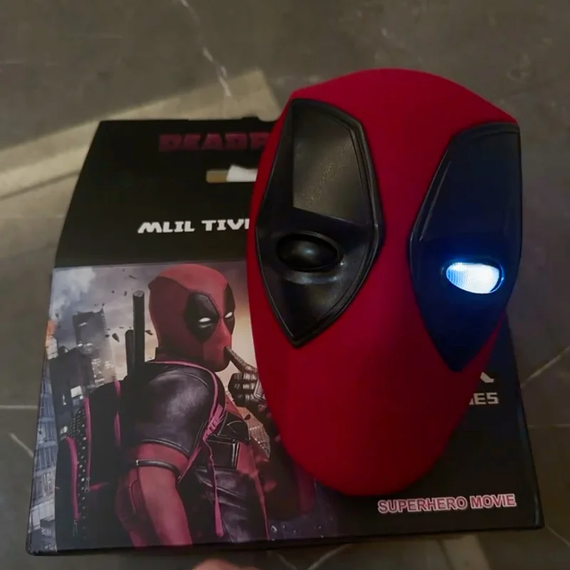Mascara Deadpool Mobile Eye Elektronische Deadpool Desktop Dekoration 1:1 Fernbedienung Cosplay Modell Maske Erwachsene Kinder Geschenk