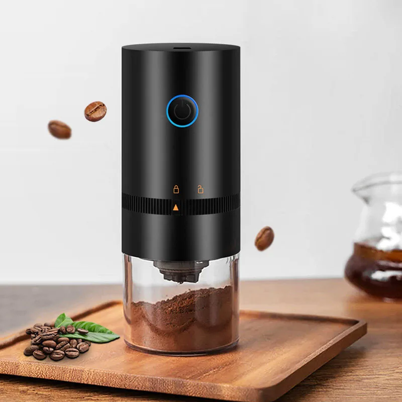 เครื่องบดกาแฟเสี้ยนแบบชาร์จ USB - พกพาสะดวกที่สมบูรณ์แบบด้วยการตั้งค่าที่ปรับได้และบํารุงรักษาง่ายสําหรับคนรักกาแฟ