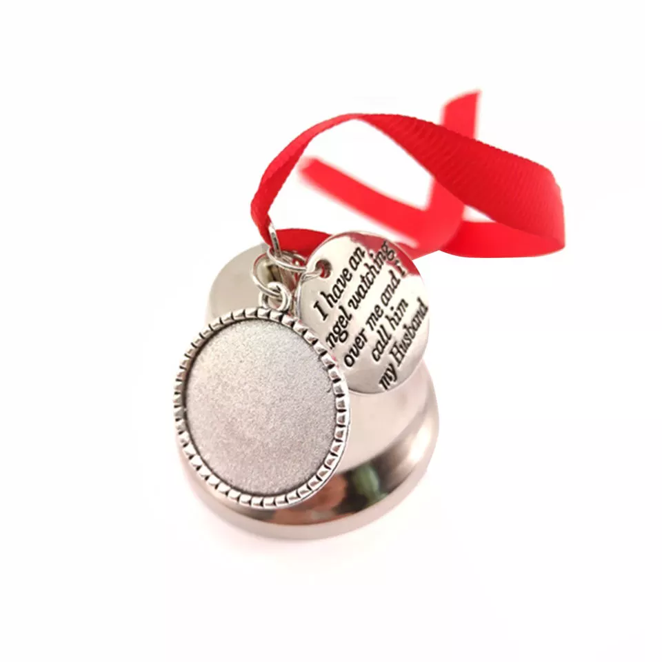 Freies Verschiffen 20 teile/los Sublimation Glocke Weihnachten Ornament Anhänger Blank Wärme Transfer Druck Verbrauchs Liefert