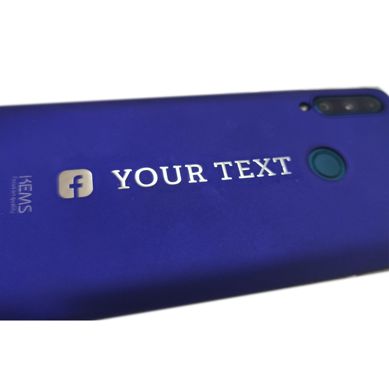 10 Uds. De pegatinas de transferencia 3D de Metal con nombre de texto personalizado, varios colores dorados y plateados para un fácil rasgado