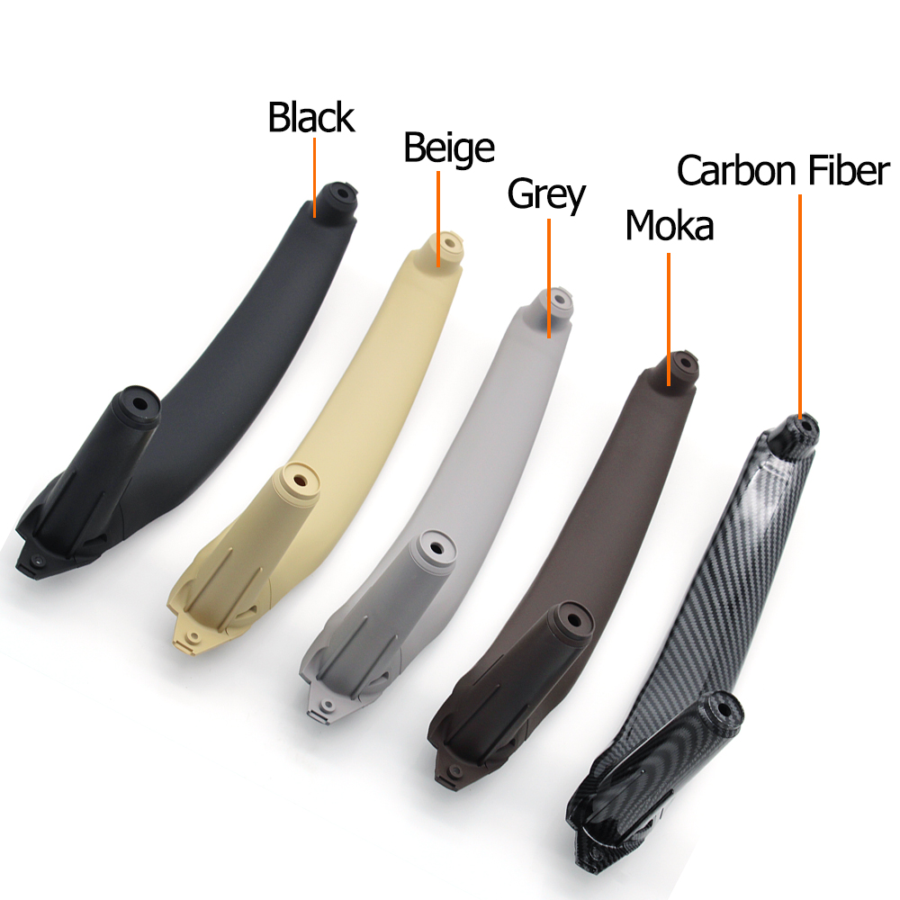 Tirador de puerta Interior izquierdo y derecho para pasajero, cubierta Interior de Panel embellecedor de repuesto para BMW X5 X6 E70 E71 E72 2007-2013