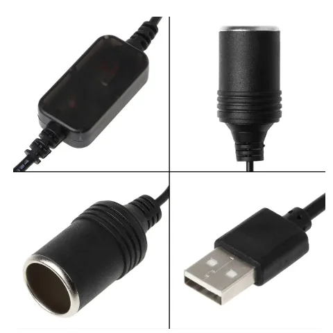 USB от 5 В до 12 В, автомобильный прикуриватель для материнского сиденья, адаптер питания видеорегистратора, GPS DASH CAM