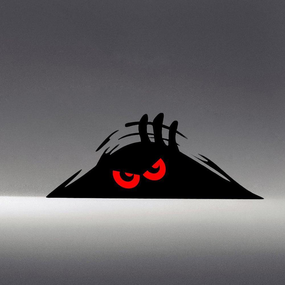 Peeping Door Slit Stickers Body Sticker Scratch Decal Reflective Sticker For Car Auto Headlight Decoration
