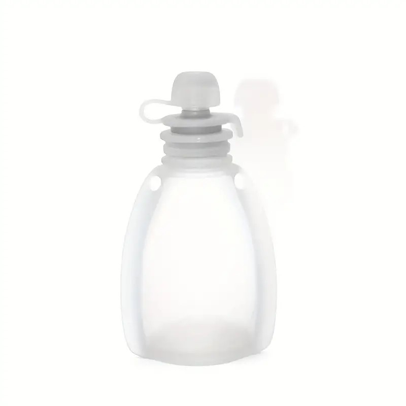 Bolsa de almacenamiento de leche portátil para bebé, bolsa de comida complementaria de silicona para recién nacido, bolsa de agua para niños, bolsa para beber plegable al aire libre para bebé