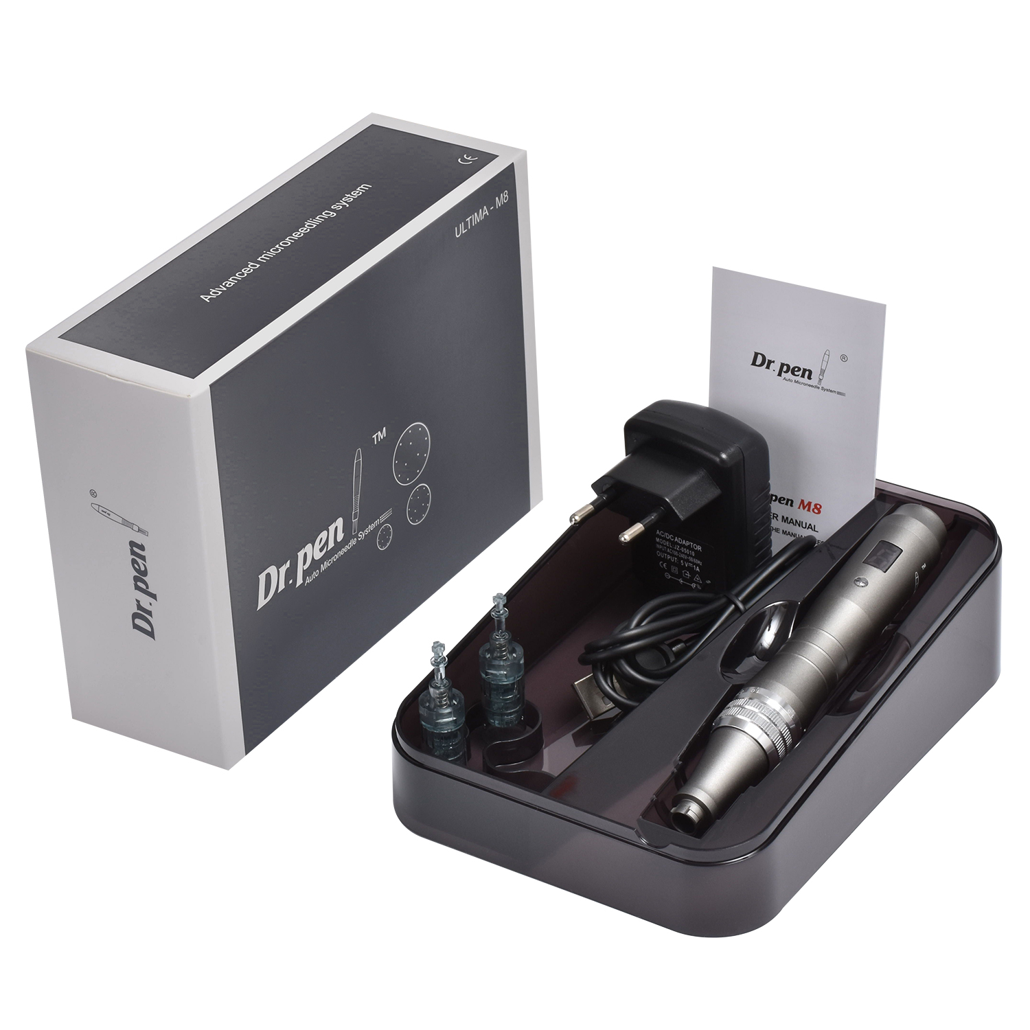 Original Dr. Pen Ultima M8 mit 22-Kartusche, kabelloser Microneedling-Stift, Hautpflege-Set, professionelle Schönheitsmaschine für den Heimgebrauch