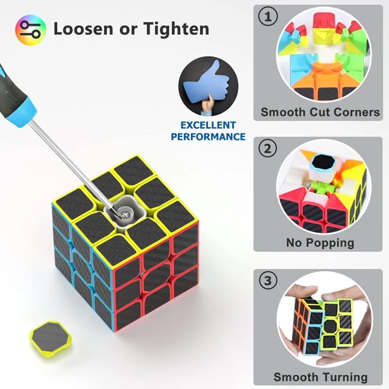 MOYU Meilong 3X3 2X2 Chuyên Nghiệp Khối 3X3X3 3 × 3 Rubick tốc Độ Xếp Hình Fidget Đồ Chơi Trẻ Em Rubix Miễn Phí Vận Chuyển Cubo Magico