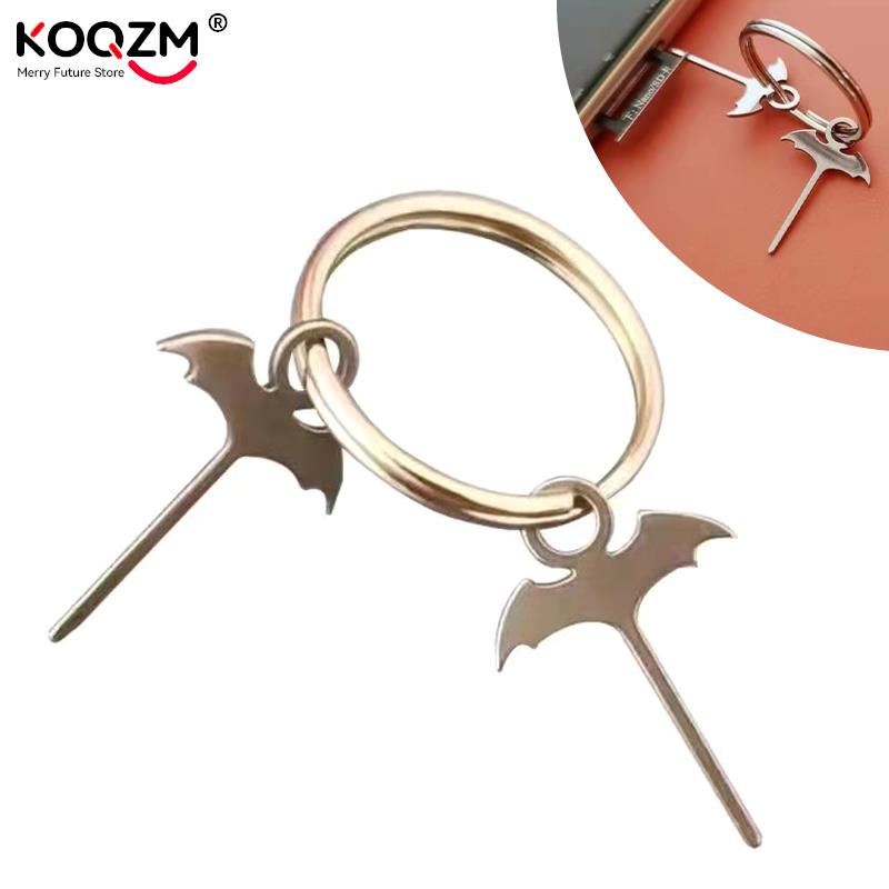 2 Teile/satz Edelstahl Sim Karte Tray Erweitert Universelle Bat Fingerhut Für iPhone 12 13 Für Huawei Handys Digital produkte