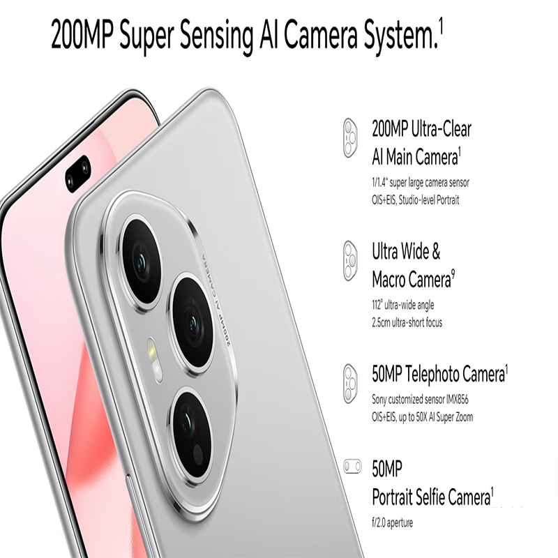 Versión global Honor 400 Pro DNP-NX9 12+512GB Midnightblack/Lunargrey/Tidalblue【Uno de garantía】