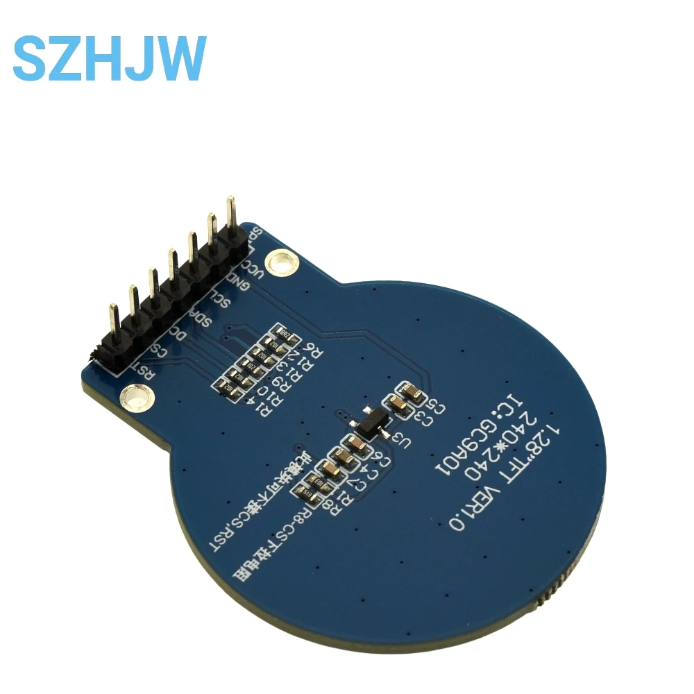 1-10 Uds. Pantalla LCD TFT redonda de 1,28 "240x240-controlador GC9A01, interfaz SPI de 4 cables, para proyectos de reloj inteligente Arduino ESP32 DIY