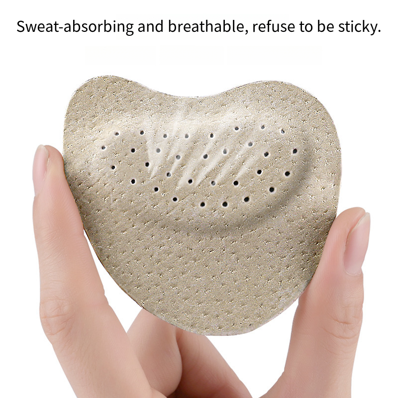 Sandali Adesivi antiscivolo Cuscinetto in pelle per l'avampiede Donna Tacchi alti Sollievo dal dolore Inserto Solette Cuscino per le dita Cura del piede Scarpe Pad