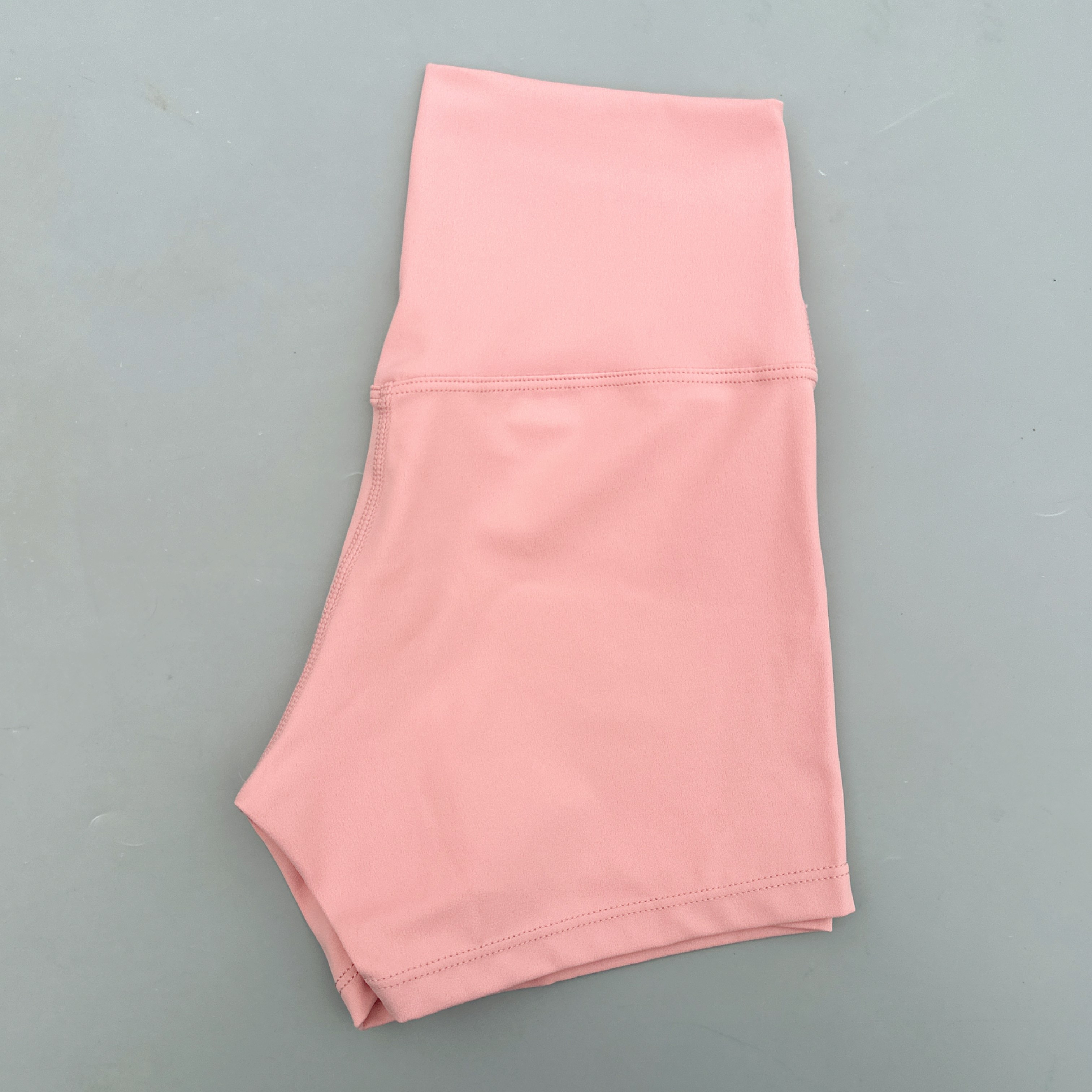 Sexy Color sólido mujeres Fitness deporte corto cintura alta Atlético Yoga pierna corta ciclismo entrenamiento integral correr a prueba de sentadillas