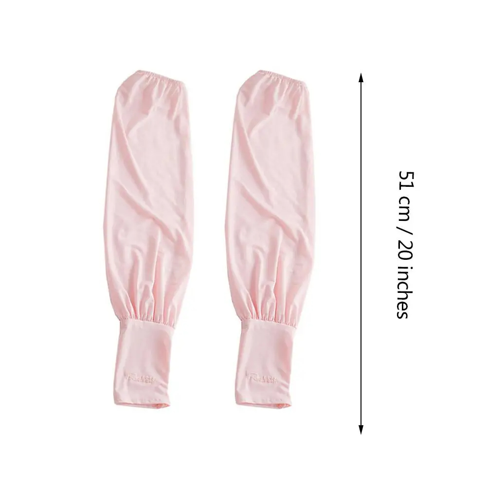 夏緩い日焼け止め運転アイスシルクスリーブ女性ロング丈 UV 保護アームアームグローブスリーブスーパーソフト通気性