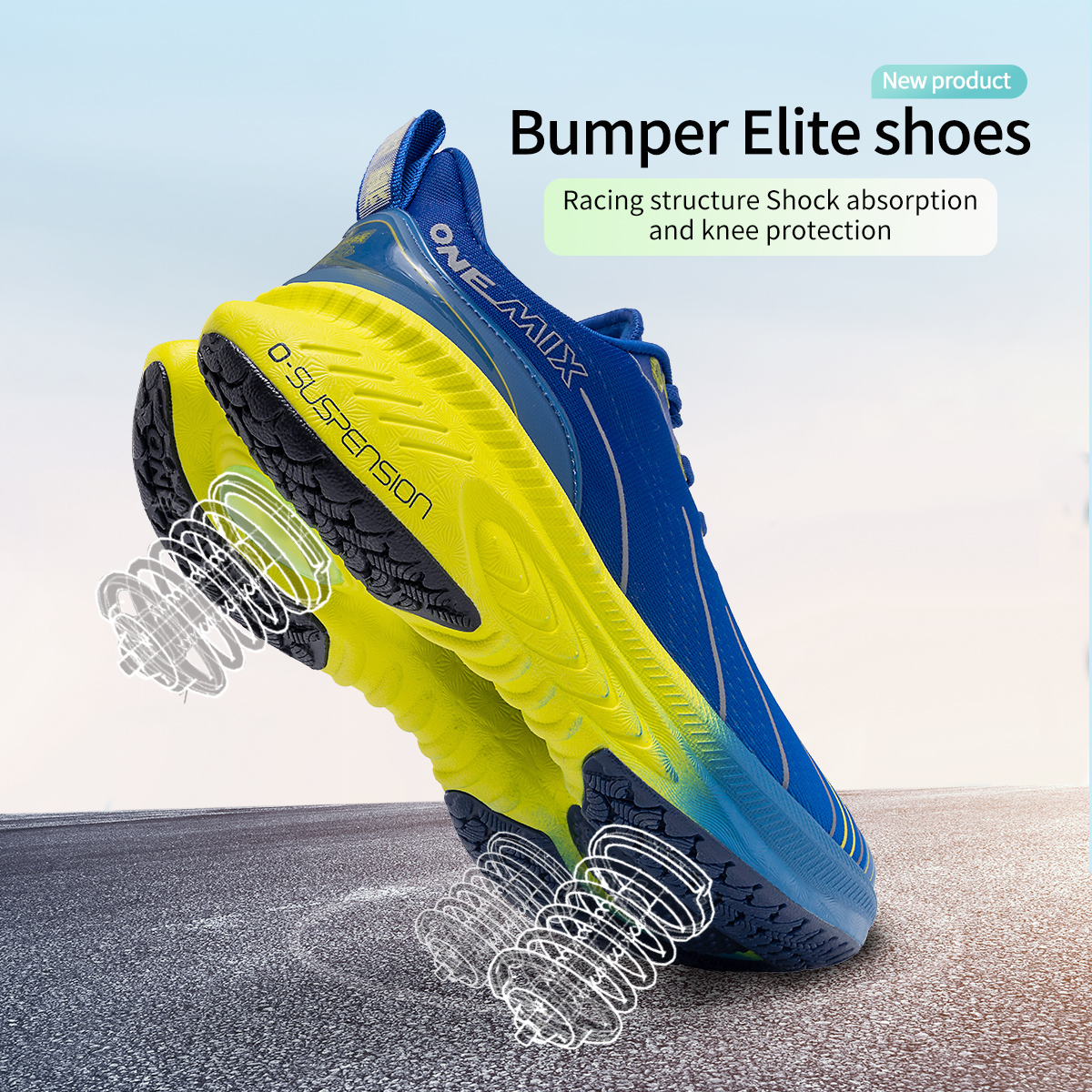 ONEMIX รองเท้าวิ่งสําหรับชายกลางแจ้งฟิตเนสกีฬารองเท้า Anti-Skid CUSHIONING Ultra-Light Support Comfort Man Trainers รองเท้าผ้าใบ