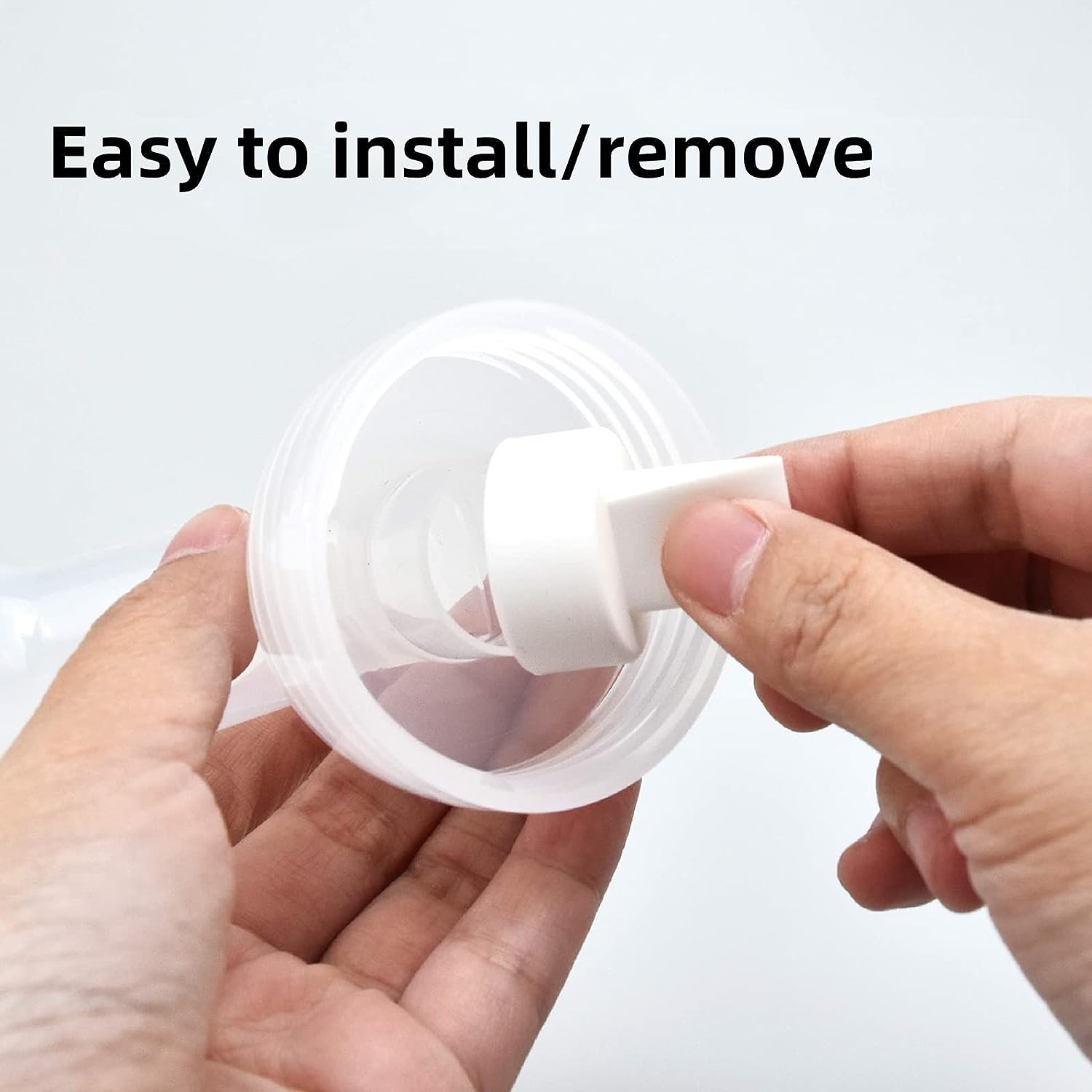 Válvula de pico de pato compatible con extractor de leche eléctrico, piezas de bomba/accesorios para extractor de leche (juego de 6 piezas)