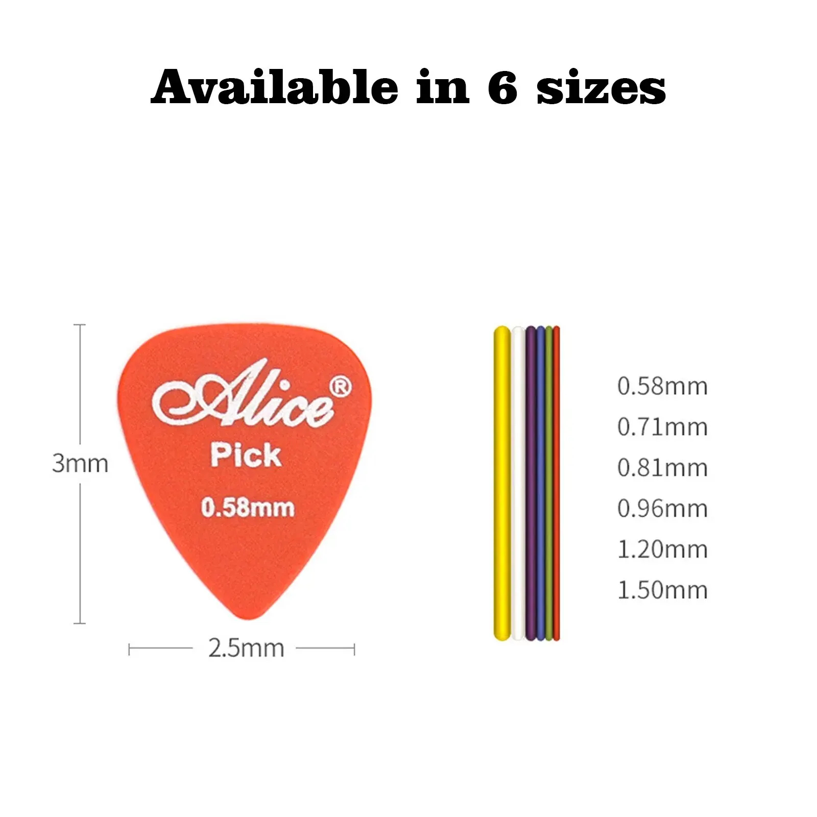 Meerkleurige Plectrums 24/50/100 Stuks Gemengde ABS Premium Plastic Plectrums voor Akoestische Elektrische Gitaren Bas Of ukelele