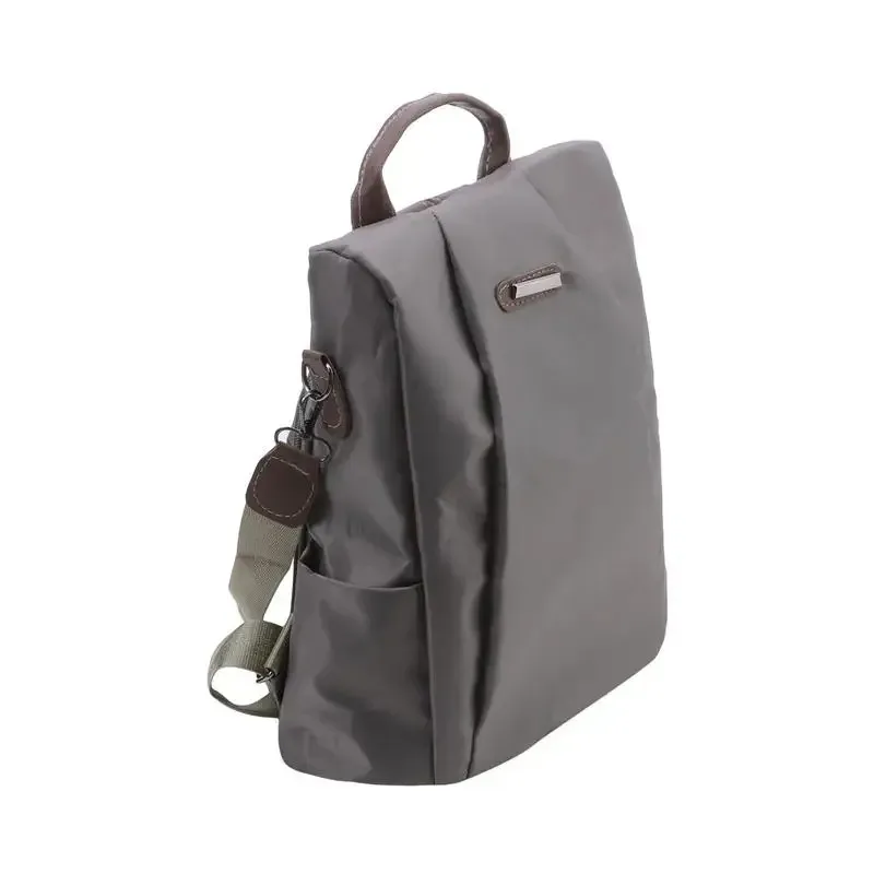 Nueva mochila multifuncional a la moda para mujer, mochila de color sólido, correa de hombro portátil informal desmontable