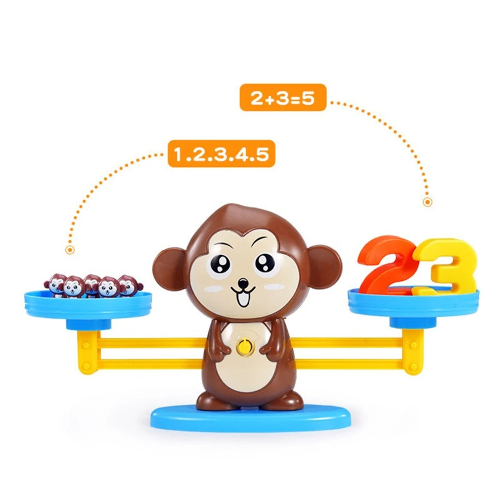 Montessori Math Toy Monkey Balance Baby Montessori Educational Games Number Toy Educational Learning Toys Teaching Material