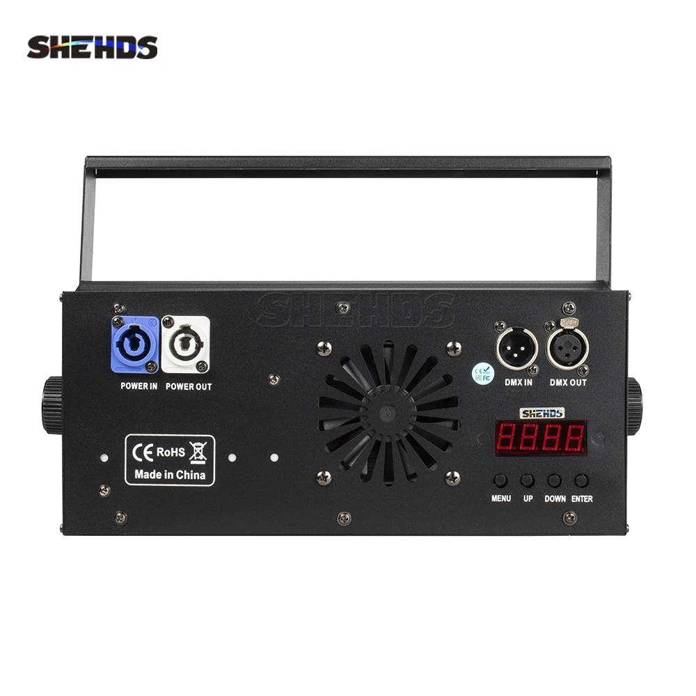 SHEHDS 2 ojos 200W LED 2 en 1 COB iluminación blanca cálida y fría 2X100W iluminación ciega boda fiesta Bar DMX luces de Navidad público