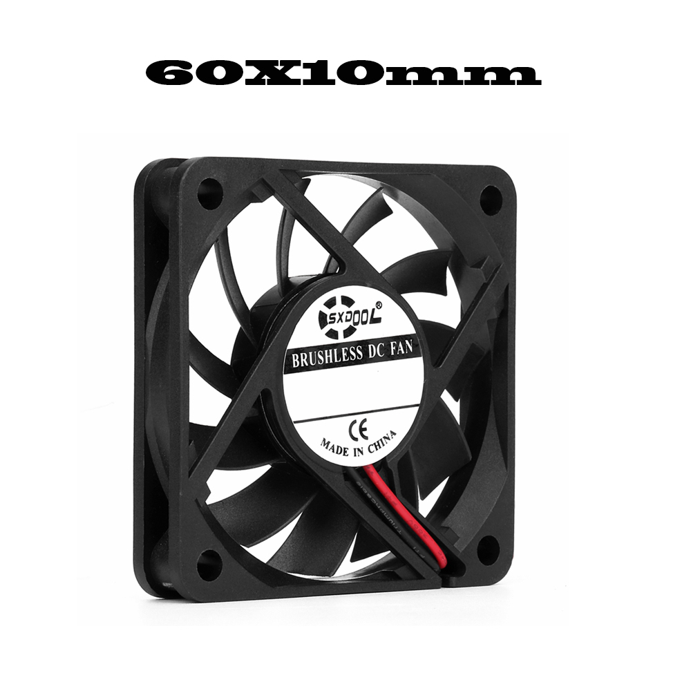 40mm 50mm 60mm 70mm 80mm 92mm 120mm DC 5V 12V 24V Axialkühlung Bürstenloser Motor Gehäuse Leiser Lüfter 2PIN Gleitlager