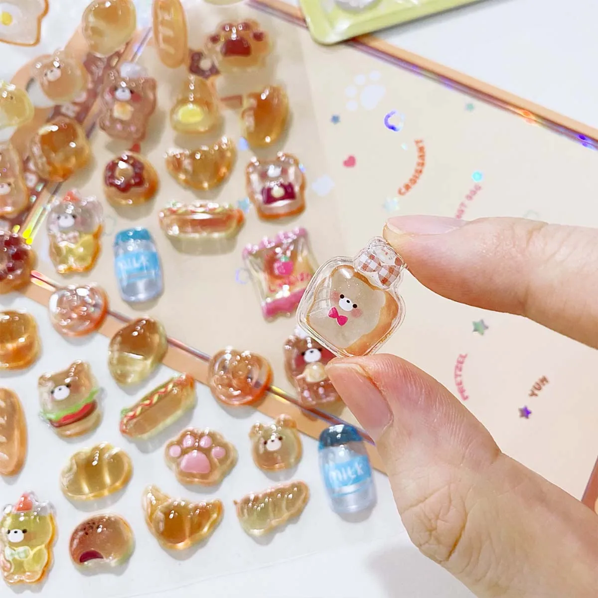 かわいい漫画 3D ステッカーかわいいデコステッカー DIY 電話荷物オートバイラップトップスーツケースデカールステッカー