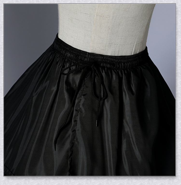 4 후프 스커트 여성용 볼 가운 페티코트 크리 놀린 웨딩 언더 셔츠 하프 슬립 신부 신부