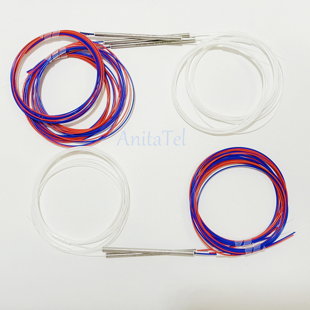 10 Uds 1x2 divisor de relación personalizado divisor de fibra óptica FBT sin conector acoplador de fibra 1/99 2/98 5/95 10/90 15/85 25/75