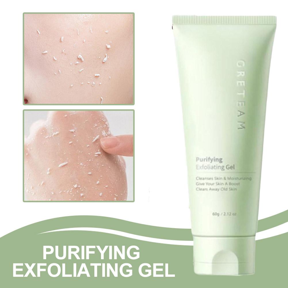 Gesichtspeeling-Gel, Tiefenreinigung der Poren, Entfernung abgestorbener Haut, reinigend, sanftes Peeling, Ölkontrolle, feuchtigkeitsspendendes Gesichtspeeling, Hautpflege