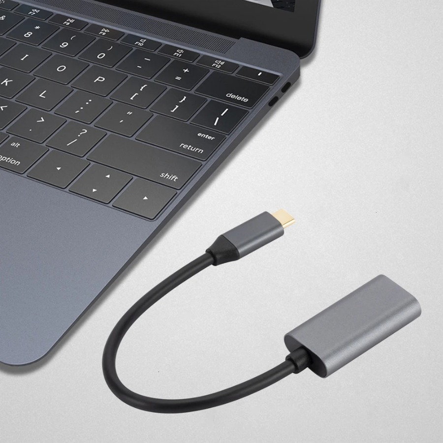 LccKaa USB C To HDMI-Compatible Adapter Type-C USB 3.1 To HD-MI Converter for Projector PC MacBook Pro Laptop Tablet HUAWEI