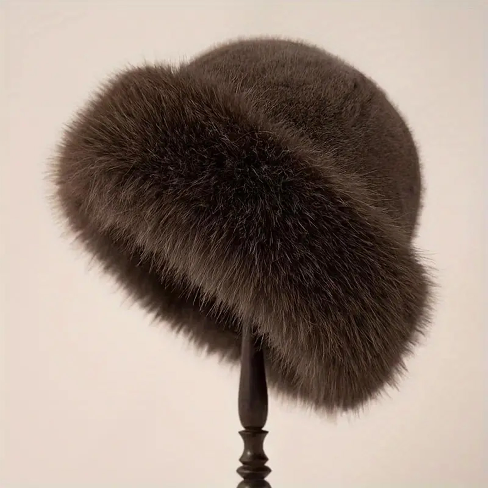 Gorro de piel cálido de felpa grueso, gorro esponjoso, gorro grueso y cálido, gorros mongoles para viajes informales, deportes, esquí