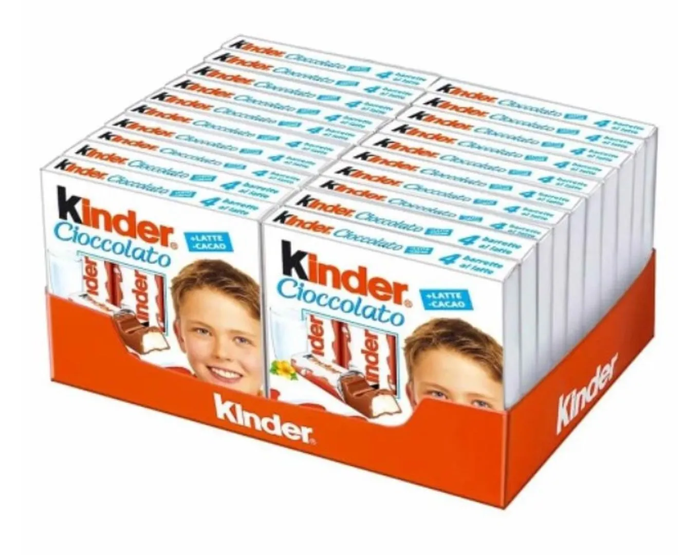 Kinder Chocolate Batonik z mlecznej czekolady z nadzieniem mlecznym 50 g x 20 sztuk