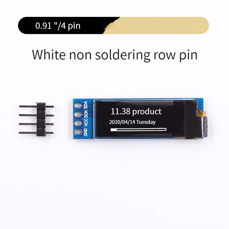 SSD1306 0.91 0.96 1.3 인치 IIC 직렬 4 핀 흰색/파란색/노란색 파란색 OLED 디스플레이 모듈 128X64 12864 Arduino 용 LCD 스크린 보드