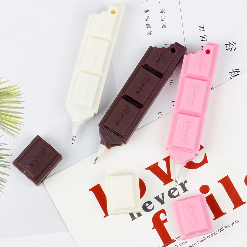 Ellen Brook 1 Miếng Dễ Thương Kawaii Chocolate Viết Văn Phòng Học Tập Quà Tặng Sáng Tạo Bút Bi