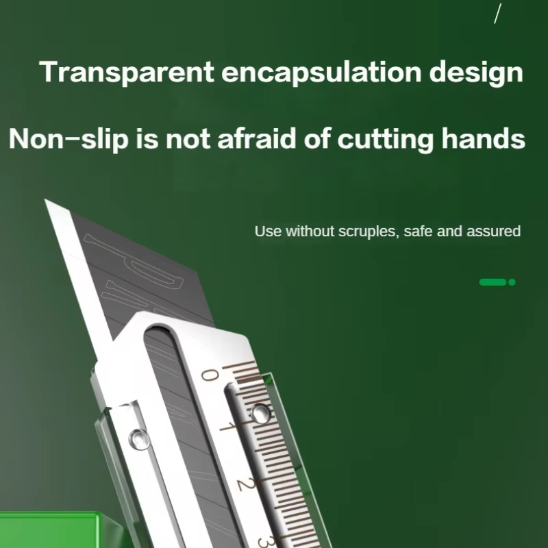 8 In 1 Utility Knife Box Cutter Multipurpose Stainless Steel Retractable Heavy Duty Waterproof Snap off Cutter Knife And Blades