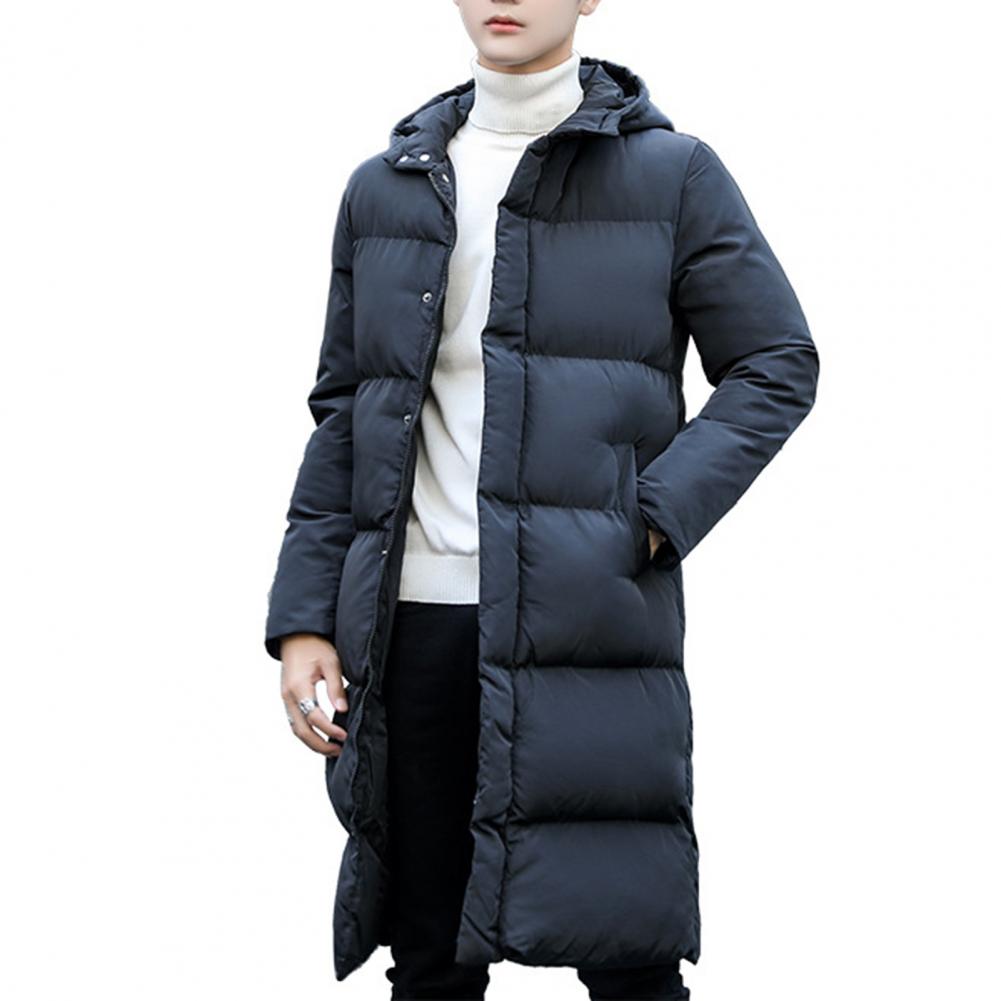 Chaquetas de invierno de lujo para hombre con capucha gruesas más Parkas largas abrigos acolchados ropa para hombre chaqueta larga de invierno para hombre
